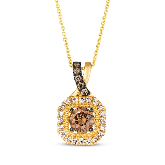 Le Vian Diamond Necklace 1 ct tw 14K Honey Gold 19"