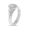 Thumbnail Image 2 of THE LEO Prisma Diamond Oval-Cut Three-Stone Bridal Set 1 ct tw 14K White Gold