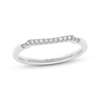 Thumbnail Image 7 of THE LEO Prisma Diamond Contour Wedding Band 1/10 ct tw 14K White Gold