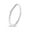 Thumbnail Image 8 of THE LEO Prisma Diamond Contour Wedding Band 1/10 ct tw 14K White Gold