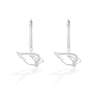 Thumbnail Image 1 of True Fans Arizona Cardinals 1/10 CT. T.W. Diamond Logo Earrings in Sterling Silver