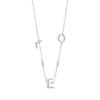 Thumbnail Image 2 of Diamond Accent &quot;Leo&quot; Chain Necklace Sterling Silver 18&quot;