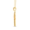 Thumbnail Image 2 of Le Vian Diamond Filigree Box Cross Necklace 3/8 ct tw 14K Honey Gold 19&quot;