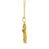 Thumbnail Image 2 of Le Vian Diamond Filigree Oval Medallion Cross Necklace 1/2 ct tw 14K Honey Gold 19&quot;
