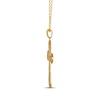 Thumbnail Image 1 of Le Vian Diamond Filigree Cross Necklace 3/4 ct tw 14K Honey Gold 19"