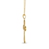 Thumbnail Image 2 of Le Vian Diamond Filigree Cross Necklace 3/4 ct tw 14K Honey Gold 19&quot;