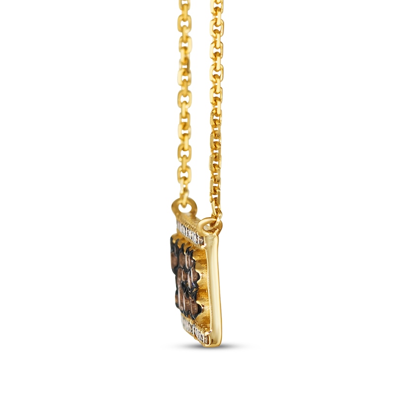Main Image 2 of Le Vian Diamond Scattered Collection Necklace 1/2 ct tw 14K Honey Gold 19"