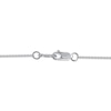Thumbnail Image 2 of Baguette & Round-Cut Diamond Open Teardrop Necklace 1/2 ct tw 10K White Gold 18&quot;