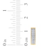 Thumbnail Image 4 of Men's Diamond Double-Row Huggie Hoop Earrings 1/3 ct tw 10K Yellow Gold