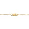 Thumbnail Image 4 of Multi-Diamond Flower Cluster Heart Necklace 1/5 ct tw 10K Yellow Gold 18&quot;