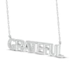 Thumbnail Image 2 of Diamond &quot;Grateful&quot; Necklace 1/15 ct tw Sterling Silver 18&quot;