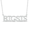 Thumbnail Image 1 of Diamond &quot;Big Sis&quot; Necklace 1/15 ct tw Sterling Silver 18&quot;