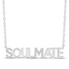 Thumbnail Image 1 of Diamond &quot;Soulmate&quot; Necklace 1/15 ct tw Sterling Silver 18&quot;