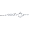 Thumbnail Image 4 of Diamond Tilted Double Heart Necklace 1/10 ct tw Sterling Silver 18&quot;