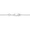 Thumbnail Image 3 of Diamond &quot;Mom&quot; Vertical Bar & Heart Charm Necklace 1/5 ct tw Sterling Silver 18&quot;