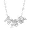 Thumbnail Image 1 of Diamond "Nana" Slide Necklace 1/6 ct tw Sterling Silver 18"