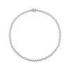 Thumbnail Image 1 of KAY Lab-Grown Diamonds Riviera Necklace 10 ct tw 14K White Gold 16&quot;