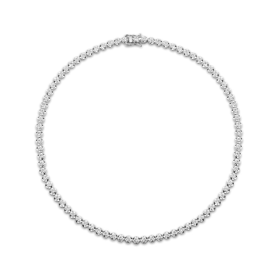 KAY Lab-Grown Diamonds Riviera Necklace 10 ct tw 14K White Gold 16"