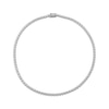Thumbnail Image 1 of KAY Lab-Grown Diamonds Riviera Necklace 7 ct tw 14K White Gold 16&quot;