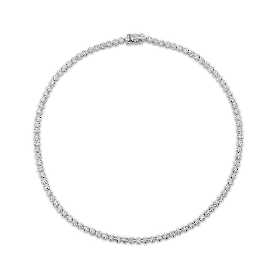 KAY Lab-Grown Diamonds Riviera Necklace 7 ct tw 14K White Gold 16"