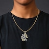 Thumbnail Image 2 of Men's Diamond &quot;No Days Off&quot; Charm 1/2 ct tw 10K Yellow Gold