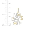 Thumbnail Image 3 of Men's Diamond &quot;No Days Off&quot; Charm 1/2 ct tw 10K Yellow Gold