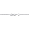 Thumbnail Image 4 of Black & White Diamond Three-Stone Necklace 1/2 ct tw 10K White Gold 18&quot;