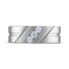 Thumbnail Image 3 of Now + Forever Men's Diamond Wedding Band 1/4 ct tw 10K White Gold