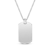 Thumbnail Image 3 of Men's Picasso Jasper Dog Tag Necklace Sterling Silver 24&quot;
