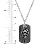 Thumbnail Image 5 of Men's Picasso Jasper Lion Dog Tag Necklace Sterling Silver 24&quot;