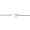 Thumbnail Image 4 of Men's Howlite Stacked Skulls Necklace Sterling Silver 24&quot;