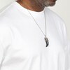 Thumbnail Image 5 of Men's Black Agate & Black Spinel Dragon Head-Topped Horn Necklace Sterling Silver 24&quot;