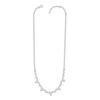 Thumbnail Image 2 of Diamond Trio Cluster Necklace 1/2 ct tw 10K White Gold 18&quot;