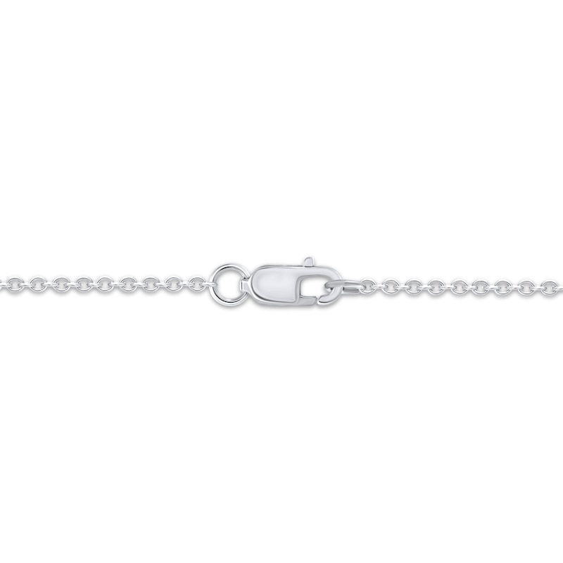 Main Image 2 of Multi-Diamond Line Necklace 1/2 ct tw Sterling Silver 18&quot;
