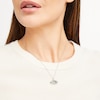 Thumbnail Image 3 of True Fans Green Bay Packers Diamond Accent Football Necklace in Sterling Silver