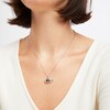 Thumbnail Image 3 of True Fans San Francisco 49ers Diamond Accent Football Necklace in Sterling Silver