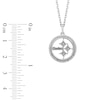 Thumbnail Image 2 of True Fans Pittsburgh Steelers 1/10 CT. T.W. Diamond Logo Necklace in Sterling Silver
