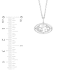 Thumbnail Image 2 of True Fans San Francisco 49ers 1/10 CT. T.W. Diamond Logo Necklace in Sterling Silver