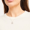 Thumbnail Image 3 of True Fans New Orleans Saints 1/10 CT. T.W. Diamond Logo Necklace in Sterling Silver