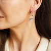Thumbnail Image 3 of True Fans Buffalo Bills 1/10 CT. T.W. Diamond Logo Earrings in Sterling Silver