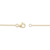 Thumbnail Image 4 of Marquise-Cut & Pear-Shaped Diamond Three-Stone Necklace 1/3 ct tw 10K Yellow Gold 18&quot;