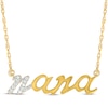 Thumbnail Image 1 of Diamond &quot;Nana&quot; Necklace 1/20 ct tw 10K Yellow Gold 18&quot;