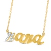 Thumbnail Image 2 of Diamond &quot;Nana&quot; Necklace 1/20 ct tw 10K Yellow Gold 18&quot;