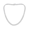 Thumbnail Image 1 of Multi-Diamond Riviera Necklace 3 ct tw 10K White Gold 18&quot;