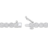 Thumbnail Image 2 of Multi-Diamond Riviera Necklace 3 ct tw 10K White Gold 18&quot;