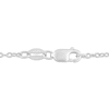 Thumbnail Image 4 of Diamond Heart-Shaped Concave Necklace 1/2 ct tw 10K White Gold 18&quot;