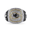 Thumbnail Image 1 of True Fans Player's Association Sterling Silver & 10K Yellow Gold Ring showcasing Travis Kelce of the Kansas City Chiefs
