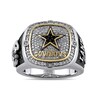 Thumbnail Image 3 of True Fans Player's Association Sterling Silver & 10K Yellow Gold Ring showcasing CeeDee Lamb of the Dallas Cowboys