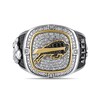 Thumbnail Image 1 of True Fans Player's Association Sterling Silver & 10K Yellow Gold Ring showcasing Josh Allen of the Buffalo Bills