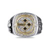 Thumbnail Image 1 of True Fans Player's Association Sterling Silver & 10K Yellow Gold Ring showcasing T.J. Watt of the Pittsburgh Steelers